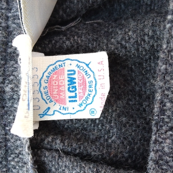 Vintage Gray Wool Skirt - Picture 7 of 7